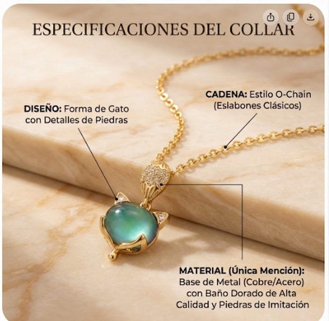 The fox aura (collar cambia color)